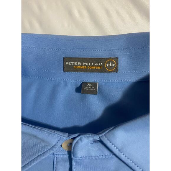 Peter Millar Summer Comfort Polo Shirt - Size Large - Picture 4 of 5